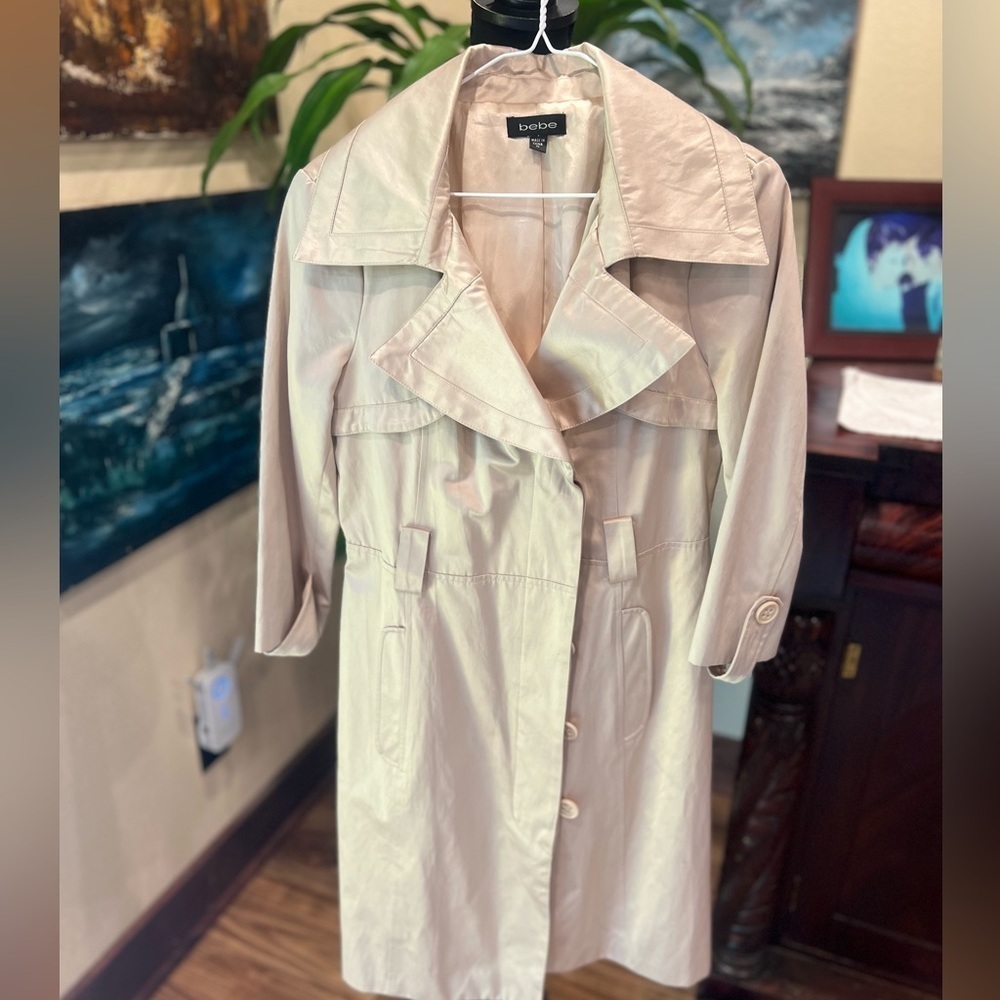 Bebe Button Down Jacket Size Medium - image 1